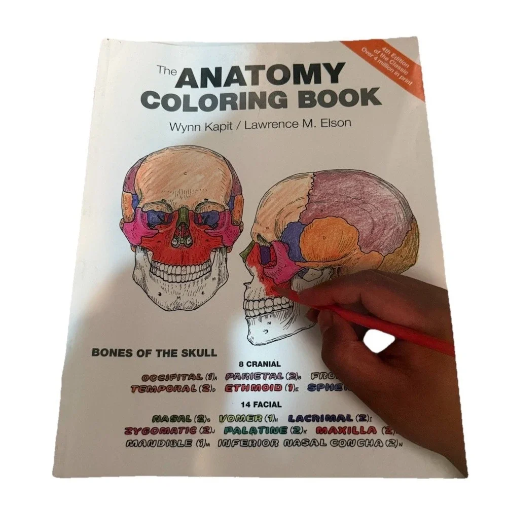 Anatomy Coloring Book by Wynn Kapit and Lawrence Elson 4th Edition